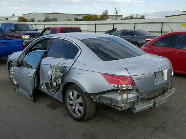 1HGCP26889A110837 - 2009 HONDA ACCORD EXL SILVER photo 3