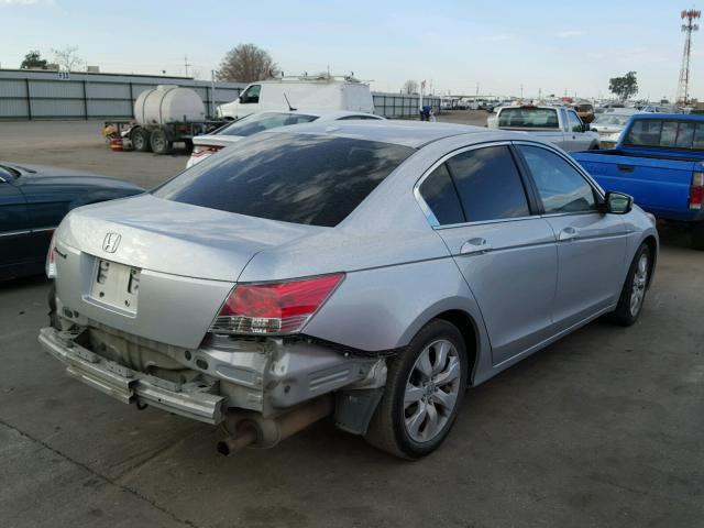 1HGCP26889A110837 - 2009 HONDA ACCORD EXL SILVER photo 4