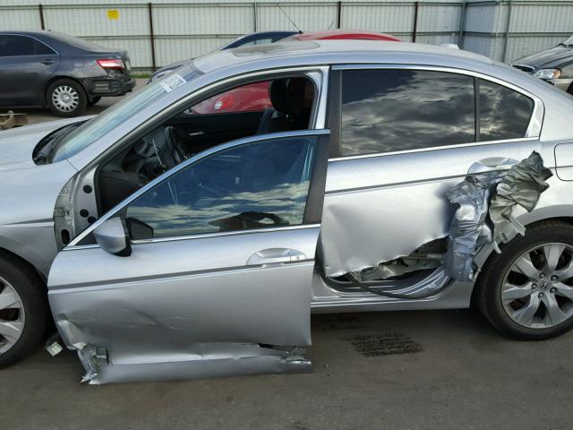 1HGCP26889A110837 - 2009 HONDA ACCORD EXL SILVER photo 9