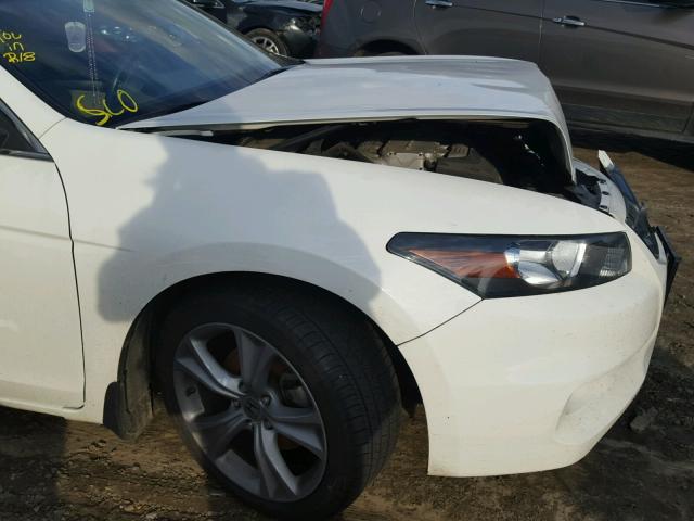 1HGCS2B80CA011344 - 2012 HONDA ACCORD EXL WHITE photo 10