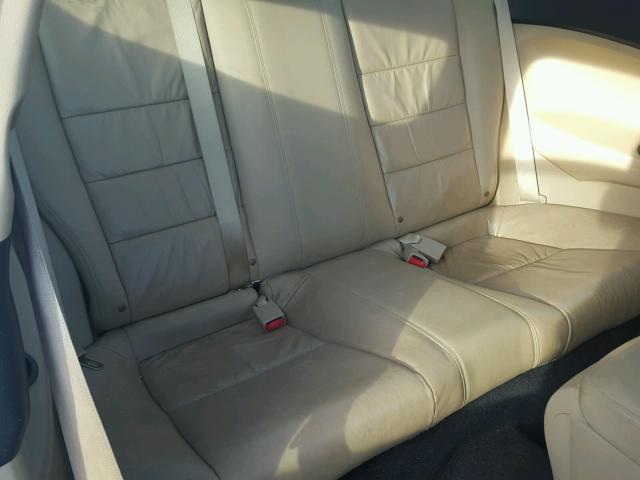 1HGCS2B80CA011344 - 2012 HONDA ACCORD EXL WHITE photo 6