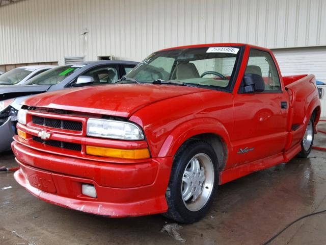 1GCCS1443Y8179027 - 2000 CHEVROLET S TRUCK S1 RED photo 2
