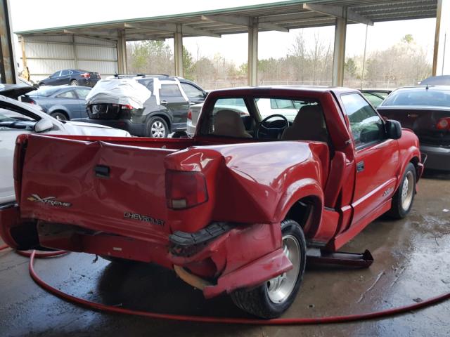 1GCCS1443Y8179027 - 2000 CHEVROLET S TRUCK S1 RED photo 4
