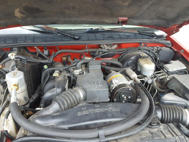 1GCCS1443Y8179027 - 2000 CHEVROLET S TRUCK S1 RED photo 7