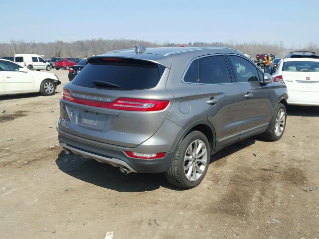 5LMCJ2C98HUL21863 - 2017 LINCOLN MKC SELECT ნაცრისფერი ფოტო 4