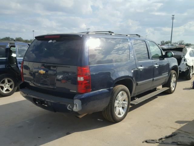 3GNFC16YX7G263629 - 2007 CHEVROLET SUBURBAN C BLUE photo 4