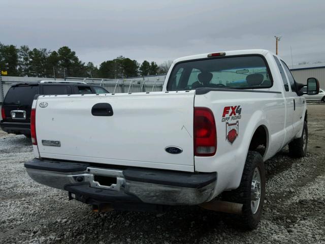 1FTSX21P85EB10901 - 2005 FORD F250 SUPER WHITE photo 4