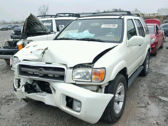 JN8DR09X43W704246 - 2003 NISSAN PATHFINDER WHITE photo 2