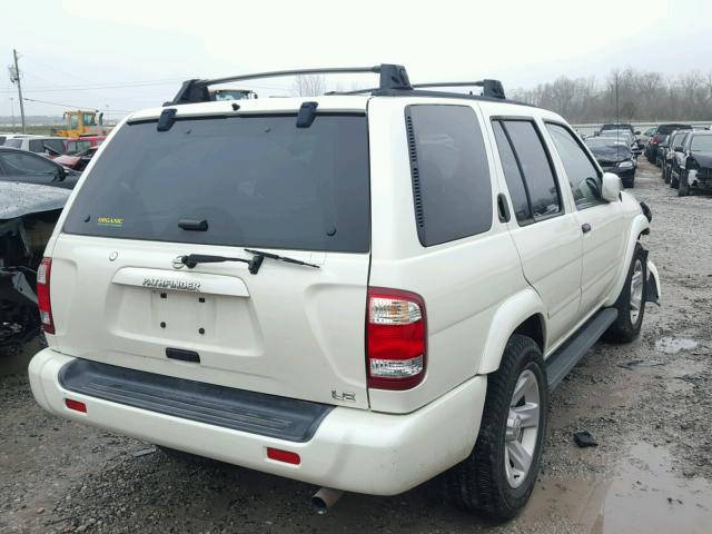 JN8DR09X43W704246 - 2003 NISSAN PATHFINDER WHITE photo 4