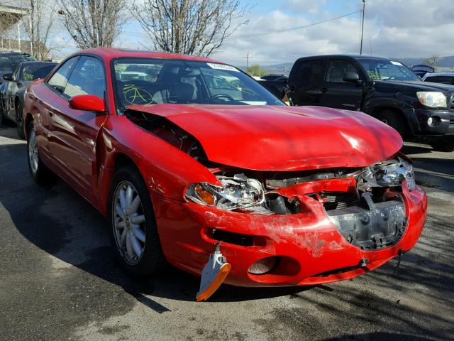 4C3AU52N1XE091620 - 1999 CHRYSLER SEBRING LX RED photo 1