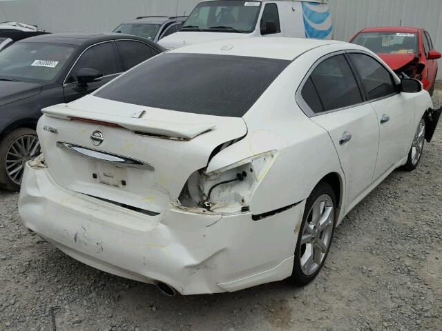 1N4AA5AP9CC846548 - 2012 NISSAN MAXIMA S WHITE photo 4