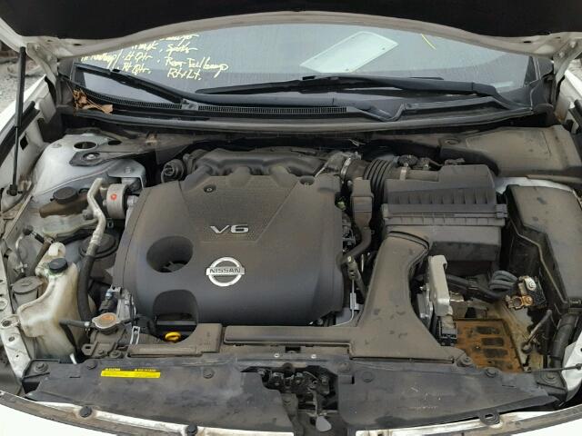 1N4AA5AP9CC846548 - 2012 NISSAN MAXIMA S WHITE photo 7