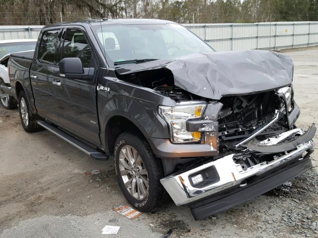 1FTEW1EP8HFA63369 - 2017 FORD F150 SUPER GRAY photo 1