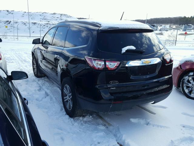 1GNKVGKDXGJ348807 - 2016 CHEVROLET TRAVERSE L BLACK photo 3