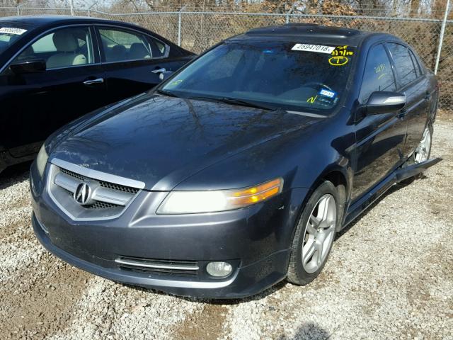 19UUA66207A032561 - 2007 ACURA TL BLUE photo 2