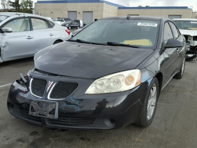 1G2ZG57B294218412 - 2009 PONTIAC G6 CHARCOAL photo 2