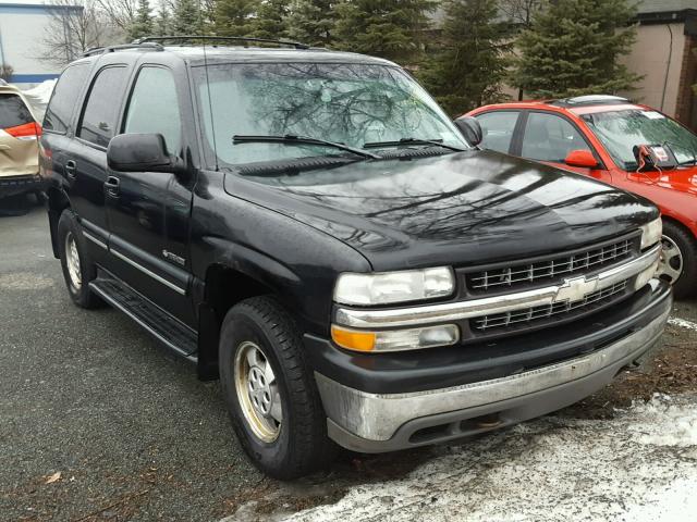 1GNEK13T31R152242 - 2001 CHEVROLET TAHOE K150 BLACK photo 1