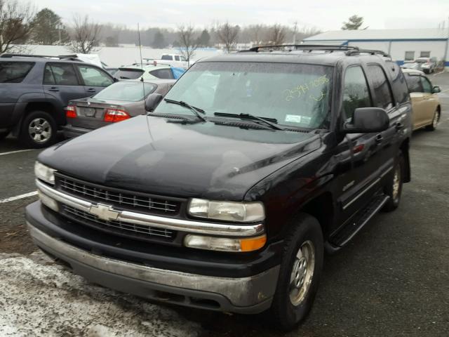 1GNEK13T31R152242 - 2001 CHEVROLET TAHOE K150 BLACK photo 2