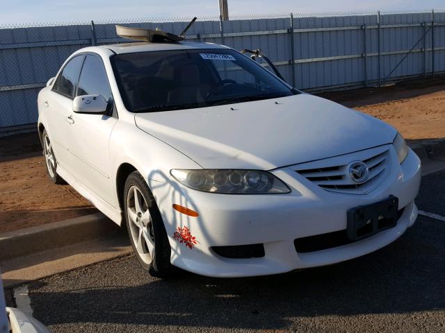 1YVHP80C655M18378 - 2005 MAZDA 6 I WHITE photo 1