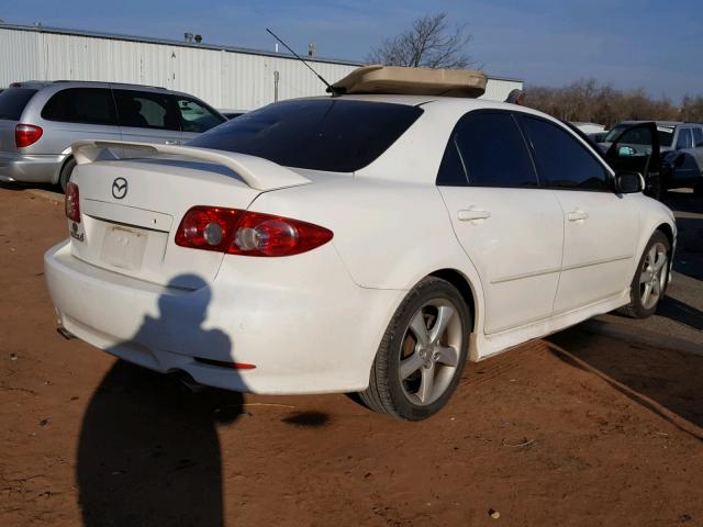 1YVHP80C655M18378 - 2005 MAZDA 6 I WHITE photo 4