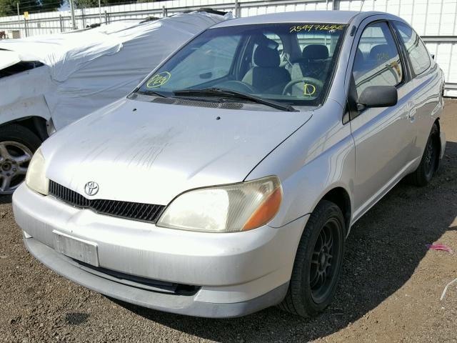 JTDAT123720235345 - 2002 TOYOTA ECHO SILVER photo 2