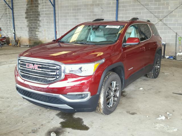 1GKKNMLS5HZ135341 - 2017 GMC ACADIA SLT ბურგუნდია ფოტო 2