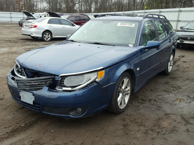 YS3ED59G283514555 - 2008 SAAB 9-5 2.3T BLUE photo 2