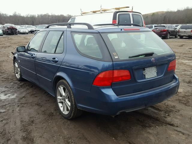 YS3ED59G283514555 - 2008 SAAB 9-5 2.3T BLUE photo 3