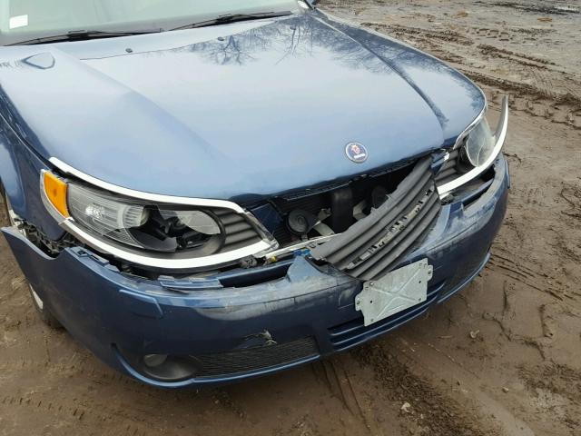 YS3ED59G283514555 - 2008 SAAB 9-5 2.3T BLUE photo 9