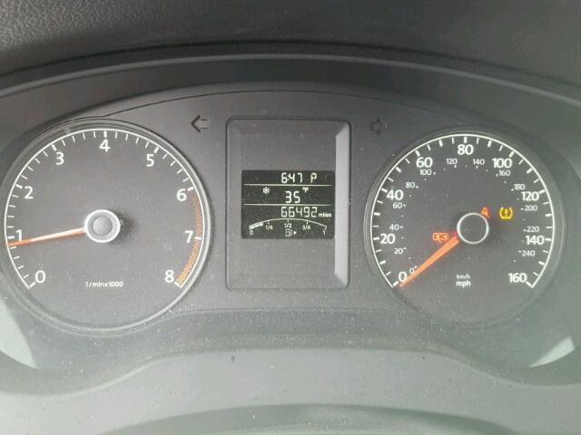 3VW2K7AJ1DM383384 - 2013 VOLKSWAGEN JETTA BASE წითელი ფოტო 8