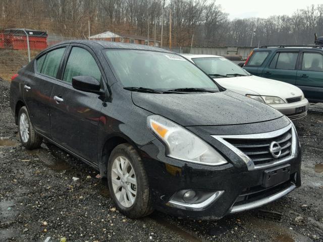 3N1CN7AP9HL893256 - 2017 NISSAN VERSA S BLACK photo 1