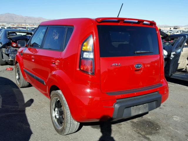 KNDJT2A22A7145864 - 2010 KIA SOUL + RED photo 3