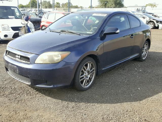 JTKDE177170220018 - 2007 TOYOTA SCION TC BLUE photo 2