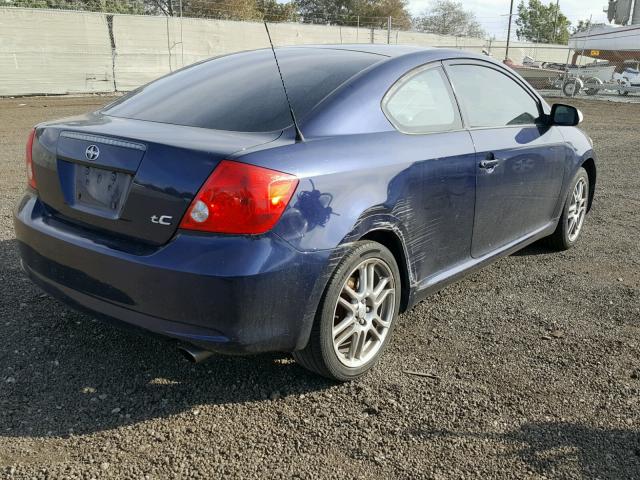 JTKDE177170220018 - 2007 TOYOTA SCION TC BLUE photo 4