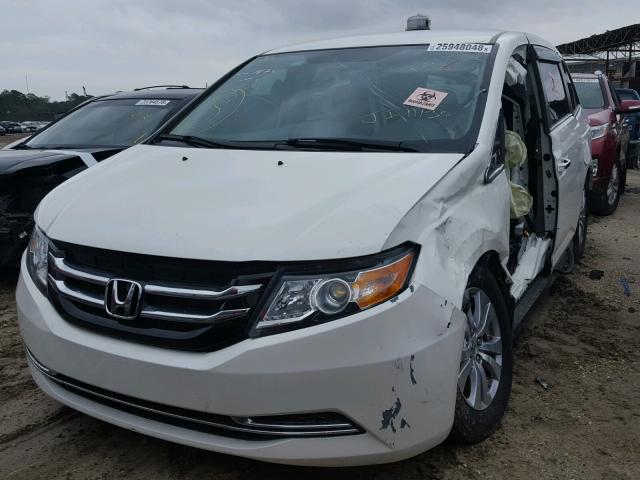 5FNRL5H46GB118214 - 2016 HONDA ODYSSEY EX WHITE photo 2