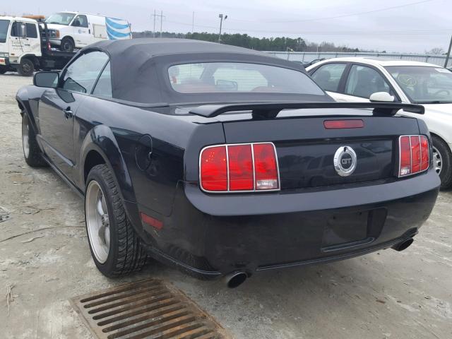 1ZVFT85H955237088 - 2005 FORD MUSTANG GT BLACK photo 3