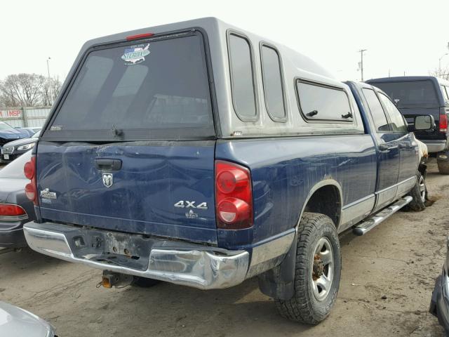 3D7MX38A78G170722 - 2008 DODGE RAM 3500 S BLUE photo 4