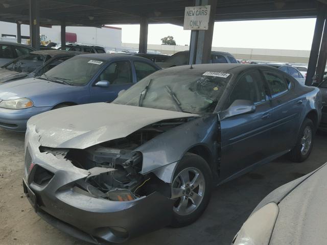 2G2WP522751230359 - 2005 PONTIAC GRAND PRIX GRAY photo 2