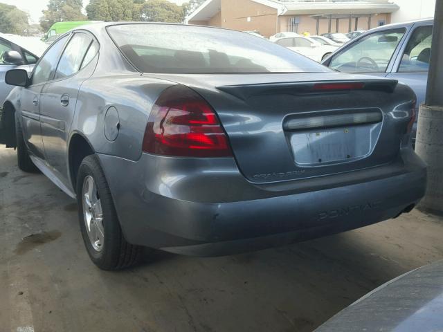 2G2WP522751230359 - 2005 PONTIAC GRAND PRIX GRAY photo 3