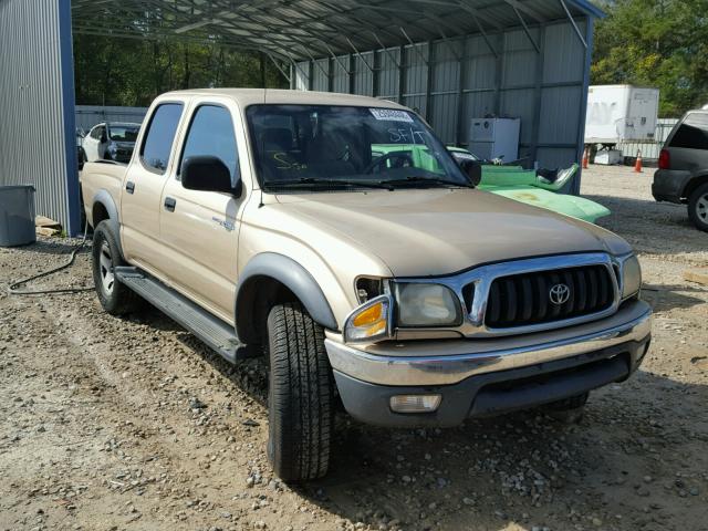 5TEGN92N71Z837861 - 2001 TOYOTA TACOMA DOU TAN photo 1