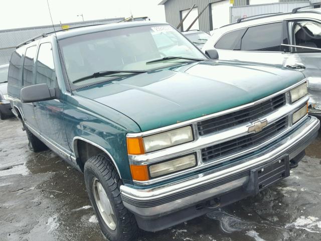 1GNFK16R1TJ406097 - 1996 CHEVROLET SUBURBAN K GREEN photo 1