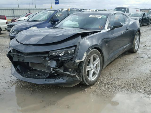 1G1FB1RS9G0181147 - 2016 CHEVROLET CAMARO LT GRAY photo 2