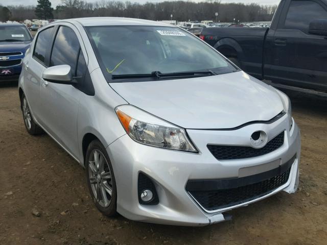 JTDKTUD33CD538314 - 2012 TOYOTA YARIS SILVER photo 1