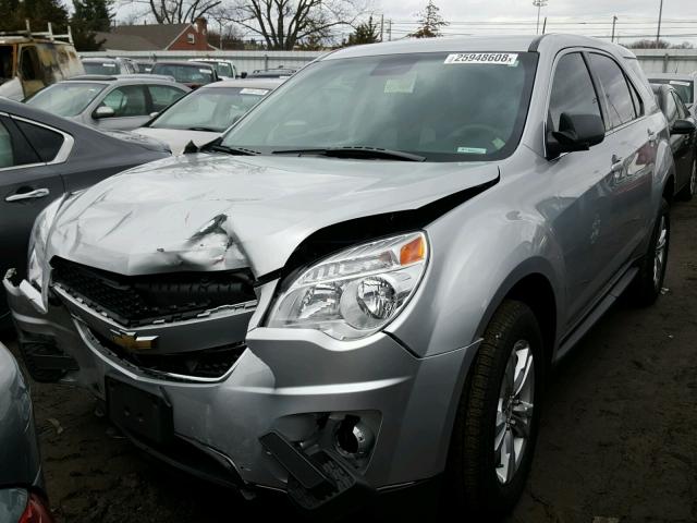 2GNALAEK3F1104742 - 2015 CHEVROLET EQUINOX LS SILVER photo 2