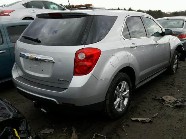 2GNALAEK3F1104742 - 2015 CHEVROLET EQUINOX LS SILVER photo 4