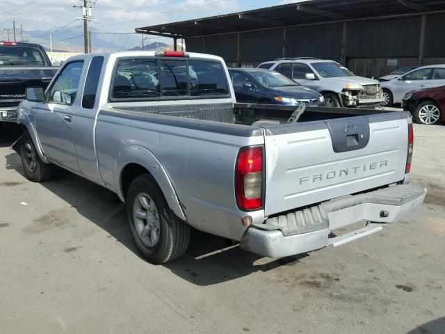 1N6DD26T14C452527 - 2004 NISSAN FRONTIER K GRAY photo 3