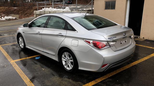 KMHEC4A49BA006426 - 2011 HYUNDAI SONATA HYB SILVER photo 3