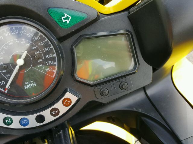 JYARP07E15A003927 - 2005 YAMAHA FJR1300 YELLOW photo 8