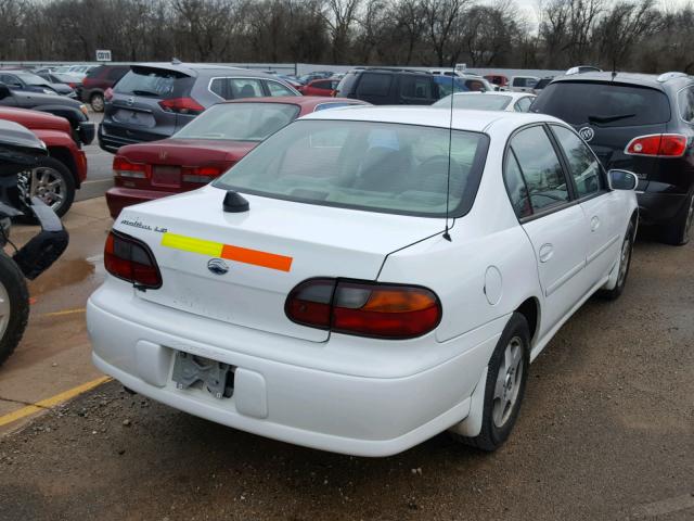 1G1NE52J52M556643 - 2002 CHEVROLET MALIBU LS WHITE photo 4