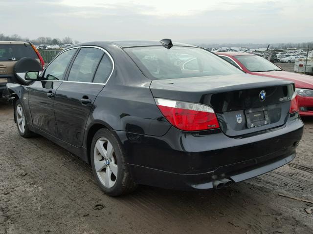 WBANF33536CB86878 - 2006 BMW 525 XI BLACK photo 3